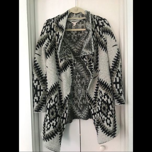 Sun & Shadow aztec boho open sweater XS - Picture 2 of 4